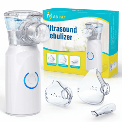 Inhalationsgerät Maschine für Erwachsene, Wiederaufladbare Tragbare Inhaliergeräte für Erwachsene und Kinder, Leise Inhalator für Kinder Bright White Angebot bei HelloDeals