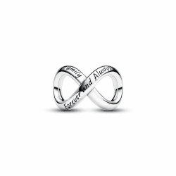 Pandora Moments Anhänger Ewigkeit, Scheibe und Herz, Sterlingsilber, mit klarem Cubic Zirkonia silber Modern Angebot bei HelloDeals