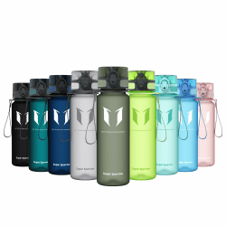 Super Sparrow Trinkflasche - Tritan Wasserflasche - 350ml, 500ml, 750ml, 1000ml - BPA-frei - Ideale Sportflasche - Sport, Wasser, Fahrrad, Fitness, Uni, Outdoor - Leicht, Nachhaltig 500 ml Salbei Angebot bei HelloDeals