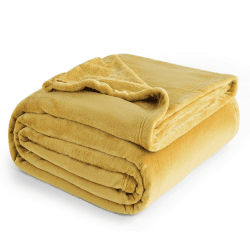 BEDSURE Kuscheldecke Flauschig Decke Fleecedecke - Wohndecke Warm Winter Weich, Sofadecke XXL, Decke Couch Blanket, Wohn- & Kuscheldecken Große 230x270cm, Sofa überwurfdecke Gelb 05-gelb 270 x 230 cm Angebot bei HelloDeals