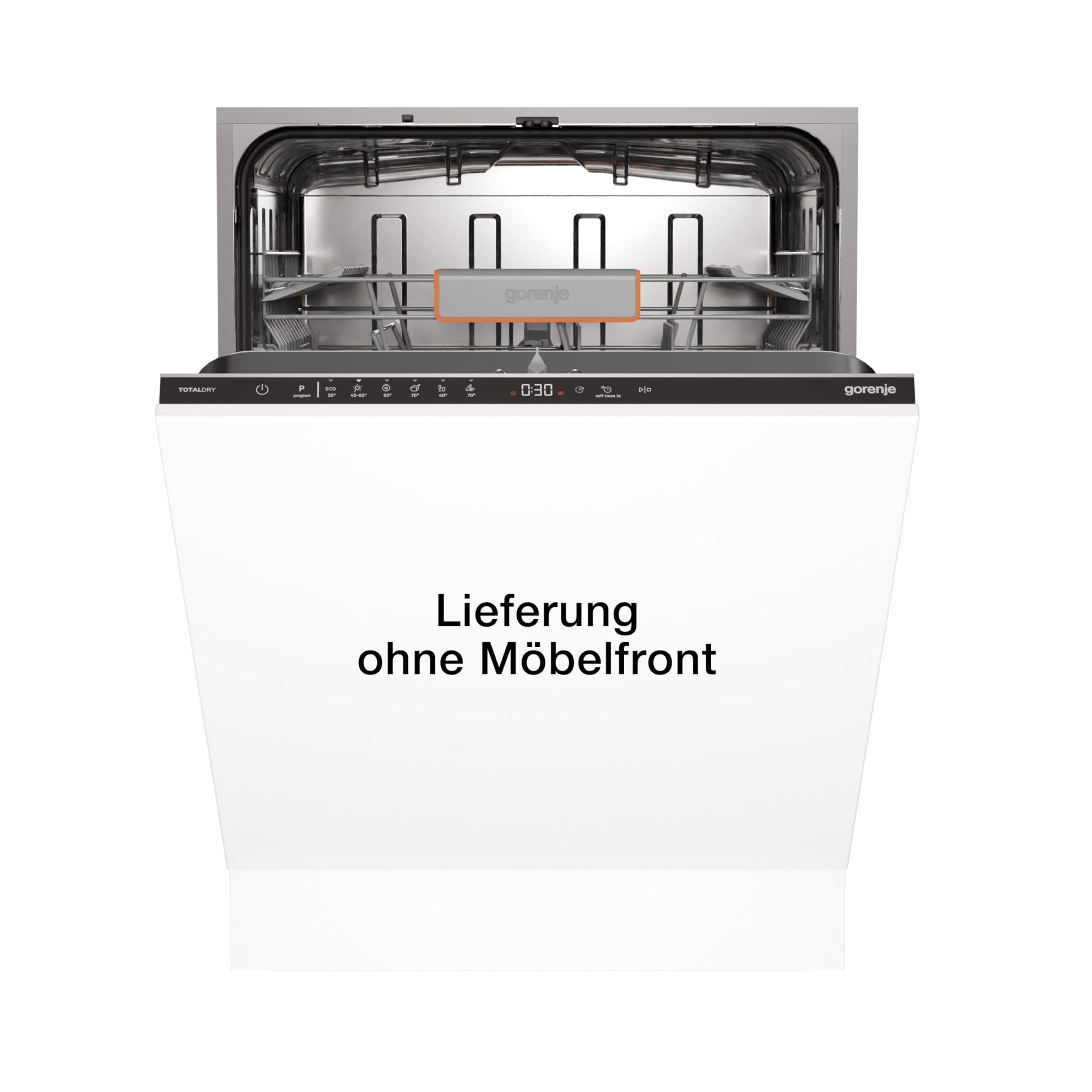 Gorenje GV642C65 Geschirrspüler/Einbaugerät FRONT NICHT ENTHALTEN/Made in EU/60 breite/14 Maßgedecke/6 Programme/TotalDry/Total AquaStop/SpeedWash/XXL inox/EEK: C/Einbaumaße (HxBxT):82 x 60 x 55,5cm vollintegriert, C, 9.5L Angebot bei HelloDeals