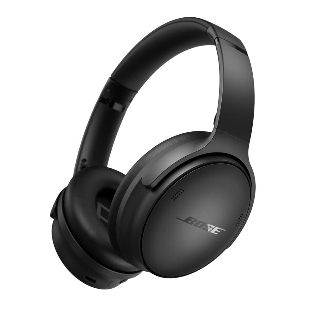 Bose QuietComfort Kabellose Kopfhörer mit Mikrofon und Noise-Cancelling, Bluetooth-Over-Ear-Kopfhörer, Audiophile Kopfhörer, On-Ear-Kopfhörer mit Noise-Cancelling, bis 24 Stunden Akkulaufzeit, Schwarz Schwarz/schiere Freude Angebot bei HelloDeals