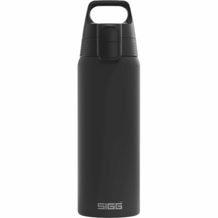 Sigg - Edelstahl Trinkflasche - Shield ONE - Für Kohlensäurehaltige Getränke Geeignet - Auslaufsicher - Federleicht - BPA-frei - Outdoor & Fitness - 750ML / 1L / 1.5L Schwarz 0.75 L Angebot bei HelloDeals