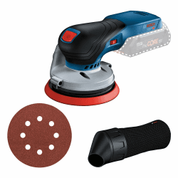 Bosch Professional 18V System Akku Exzenterschleifer GEX 18V-125 (inkl. Schleifteller (125mm), 1x Schleifpapier, Staubbeutel, ohne Akku/Ladegerät) GEX 18V-125 (im Karton) ohne Zubehör Angebot bei HelloDeals
