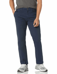 Amazon Essentials Herren Legere Stretch-Chinohose mit schmaler Passform 36W / 34L Navy Angebot bei HelloDeals