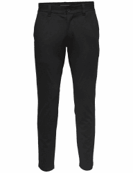 Only & Sons Male Chino Hose ONSMARK Slim Fit Chino Hose 36W / 32L Schwarz Angebot bei HelloDeals