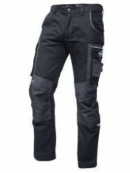 Puma Workwear Precision X - Arbeitshose Herren - Premium Arbeitskleidung mit vielen Taschen und verstärkten Kniepartien - Funktionshose mit Stretch für Handwerk und Baugewerbe 50 Schwarz Angebot bei HelloDeals