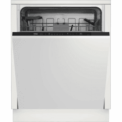 Beko BDIN16430 b300 Einbau-Geschirrspüler 60 cm vollintegriert, für 14 Maßgedecke, 3 Spülebenen, 5 Temperaturen, 6 Programme, halbe Beladung, automatische Türöffnung, MultiTab, Quick&Clean Energieklasse D 48 dB (A) Vollintigriert Nachfolger Angebot bei HelloDeals