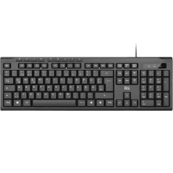 Rii Tastatur Kabelgebunden, PC Tastatur USB für Computer, Laptop, Mac, Windows, macOS, QWERTZ Deutsches Layout– Schwarz RK907 Angebot bei HelloDeals