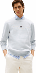 Tommy Hilfiger Herren Sweatshirt Logo Rundhalsausschnitt XXL Blue (Bros B0802) Angebot bei HelloDeals