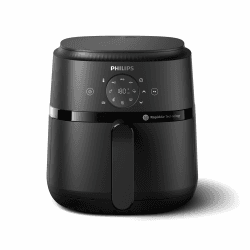 Philips Airfryer 2000 Series Heißluftfritteuse, 4,2L, Digitaler Touchscreen, 13 Garoptionen, 9 voreingestellte Funktionen, 90% weniger Fett mit RapidAir Technologie, 1500W Leistung, Schwarz (NA229/00) Standard - Gen 2 - 4,2L Schwarz Angebot bei HelloDeals