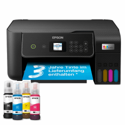 Epson EcoTank ET-2870 Tintentankdrucker | für vielbeschäftigte Haushalte | WLAN | A4 | Drucken, Kopieren, Scannen | 3.7 cm LCD-Display | inkl. Tinte für bis zu 3 Jahre Angebot bei HelloDeals