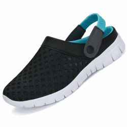 SAGUARO Unisex Clogs Sommer Hausschuhe Leicht Gartenschuhe Gr. 36-48 42 EU Blau Angebot bei HelloDeals