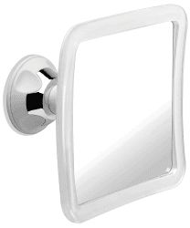 Mirrorvana Antibeschlag Duschspiegel mit Saugnapf, Bruchsicherer Rasierspiegel für die Dusche, Beschlagfreier Badspiegel, Unzerbrechlicher Rasierhelfer 16x16 cm Transparent Angebot bei HelloDeals