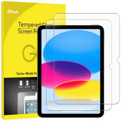 JETech Schutzfolie für iPad (A16) 11./10. Generation (2025/2022), Panzer Schutz Glas Folie Displayschutz, HD Klar, 2 Stück iPad(A16)11/10 Angebot bei HelloDeals