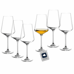 LEONARDO HOME Weißweingläser PUCCINI (6er Set) • Kratzfeste Weingläser (560 ml) • Spülmaschinenfest & Langlebig • Zeitlose Gläser für Weißwein • Modernes Design • Weißwein-Glas Puccini • 069553 Weißweinglas 560ml 6 Gläser Angebot bei HelloDeals