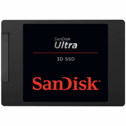 SanDisk Ultra 3D SSD 500 GB interne Festplatte (SSD intern 2,5 Zoll, stoßbeständig, 3D NAND-Technologie, n-Cache 2.0-Technologie, 560 MB/s Übertragungsraten) Schwarz Ultra 3D SSD - New 500 GB SATA SSD Angebot bei HelloDeals