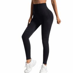Coreex 3D Leggings Damen, Anti Cellulite Kompression Leggins, Compression High Waist Push Up Hosen – Definieren Sie Ihre Silhouette mühelos neu M Slim Schwarz Angebot bei HelloDeals