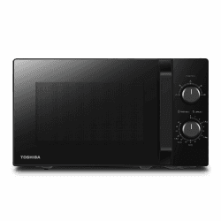 Toshiba MW2-MM20PF(BK) Mikrowelle/Solo-Mikrowelle / 20L / 800W / 5 Leistungsstufen mit praktischer Auftaufunktion/LED-Beleuchtung im Innenraum/Schwarz Schwarz,20L Schwarz Angebot bei HelloDeals