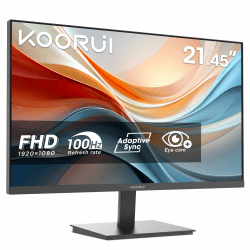 KOORUI E2212F 21.45 Zoll Monitor, FHD 1920 x 1080 100Hz PC Monitor, Adaptive Sync HDMI 1.4, Eye Care Bildschirm, -5° bis 15° neigbar, VESA 100 x 100mm 21.45 Zoll VA/FHD/100Hz Angebot bei HelloDeals