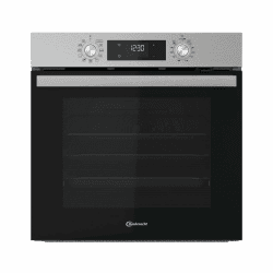 Bauknecht BBA285HU1I Einbau-Backofen, 60 cm, 71 l Garraum, Heißluftbackofen mit 12 Funktionen, PowerHeißluft, Maxi Cooking, Pizzafunktion, versenkbare Knebel, 1-fach Teilauszug, Schwarz 2025er Serie Angebot bei HelloDeals