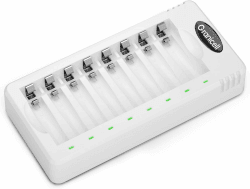 Batterie Akku Ladegerät AA AAA 8 Slot Batterieladegerät für wiederaufladbare AA/AAA Battery Charger für NI-MH Wiederaufladbar Batterien Nur 8-fach-Ladegerät Angebot bei HelloDeals