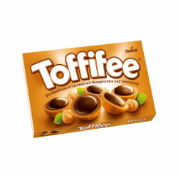 Toffifee – 1 x 125 g – Haselnuss in Karamell mit Nougatcreme und Schokolade – ideal zum gemeinsamen Naschen und Teilen Angebot bei HelloDeals