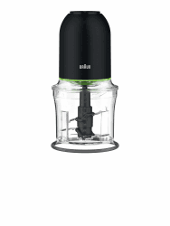 Braun MultiPractic 3 CH3011BK Zerkleinerer mit 4 Edelstahlklingen, One-Push-Funktion, Eiszerkleinerer, spülmaschinenfest, 500 W, Schwarz Angebot bei HelloDeals