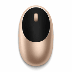 SATECHI M1 Kabellose Bluetooth Computermaus, USB-C wiederaufladbarer Akku, kompakt und tragbar für MacBook Air & Pro, Mini, iMac, Windows, ThinkPad, Chromebook und mehr – Gold Angebot bei HelloDeals