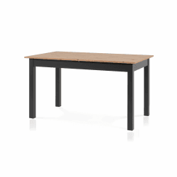 smart Esstisch 140x80 cm Asteiche, Küchentisch ausziehbar bis 180 cm, Esszimmertisch aus Holzwerkstoff inkl. erweiterbare Auszugsplatte, moderner Tisch für bis zu 8 Personen Asteiche Ausziehbar Eckig 140x80 cm Angebot bei HelloDeals