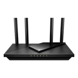 TP-Link Archer AX55 Wi-Fi 6 WLAN Router, 2402 Mbit/s 5 GHz, 574 Mbit/s 2,4 GHz, 4 × Gigabit LAN-Ports, 1 × USB 3.0 Port, unterstützt Keine DSL-Funktion AX3000 Router Angebot bei HelloDeals