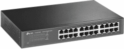 TP-Link TL-SG1024D 24 Port Gigabit Netzwerk Switch (Rackmount, 48Gbit/s Switching-Kapazität, 24*RJ-45 Ports, Metallgehäuse, IGMP-Snooping, unmanaged, Plug-und-Play) schwarz Gigabit Switch 24 Port Gigabit | Steel Case Angebot bei HelloDeals