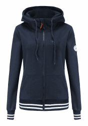 Damen Sweatjacke Kapuzenpullover Zip Hoodie Kapuzenjacke Winter Sweatshirt Jacke L Marine Blau Angebot bei HelloDeals
