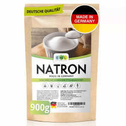 EWL Naturprodukte Natron Pulver 900 g, Backing Soda, Natronpulver in hochreiner Lebensmittelqualität, Herstellung und Abfüllung in Deutschland 900 g (1er Pack) Angebot bei HelloDeals