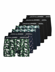 JACK & JONES Herren Jacflamingo Flower Trunks 7 Pack (7er Pack) L Schwarz Angebot bei HelloDeals