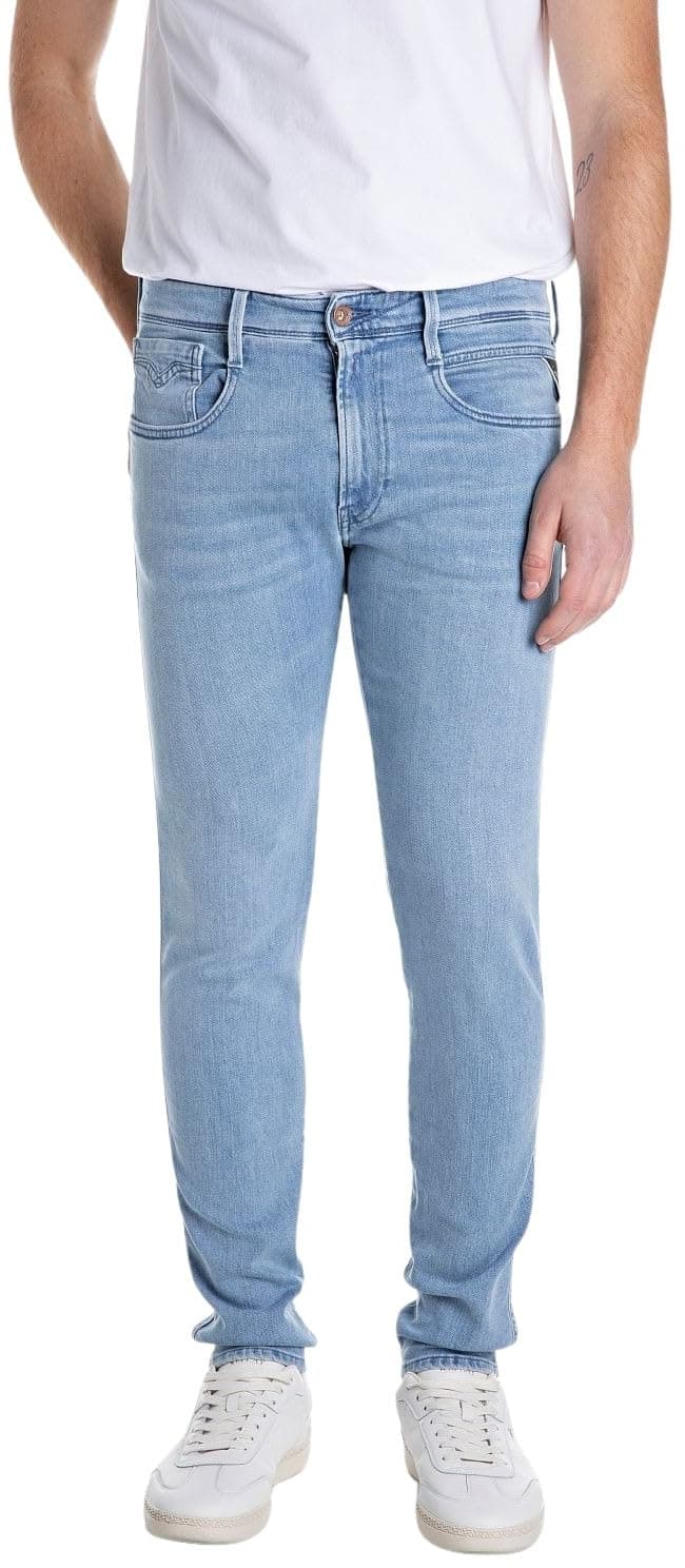 Replay Herren Jeans Anbass Stretch 31W / 36L 010 Light Blue Angebot bei HelloDeals