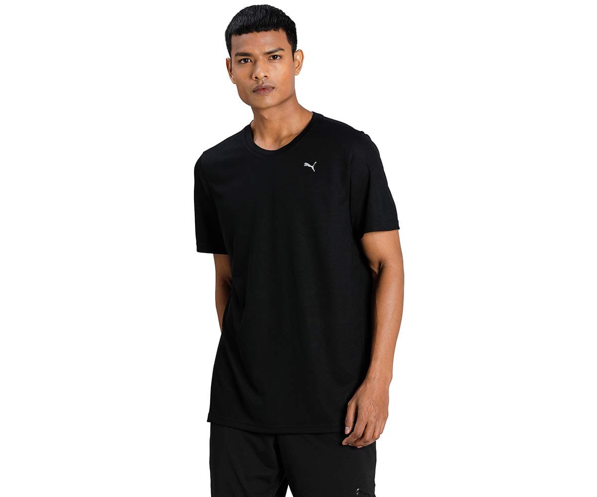PUMA Herren TAD Essentials Einfarbiges T-Shirt mit Cat Logo XXL Puma Black Angebot bei HelloDeals