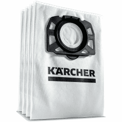 Kärcher Original Vliesfilterbeutel KFI 487: 4 Stück, 3-lagig, extrem reißfest und robust, passgenau für die Kärcher Nass-/Trockensauger Standard Angebot bei HelloDeals