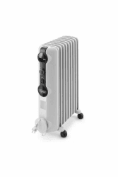 De'Longhi Radia S – Ölheizer für Räume bis 60m³, Elektroheizung mit Sicherheitsthermostat, 9 Rippen, Individuelle Heizung mit Frostschutz, Tragbar, 2000W, Weiß (TRRS0920) 9 Elemente Single Angebot bei HelloDeals