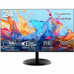 Minifire 24 Zoll USB-C Monitor (1920×1080 FHD, 120Hz, VA, 5ms) - mit FreeSync, Rahmenlos Design, sRGB 110% und Augenschutz, HDMI 1.4&USB-C 2.5W (MF24X3AC) 24 Zoll FHD 120Hz Angebot bei HelloDeals
