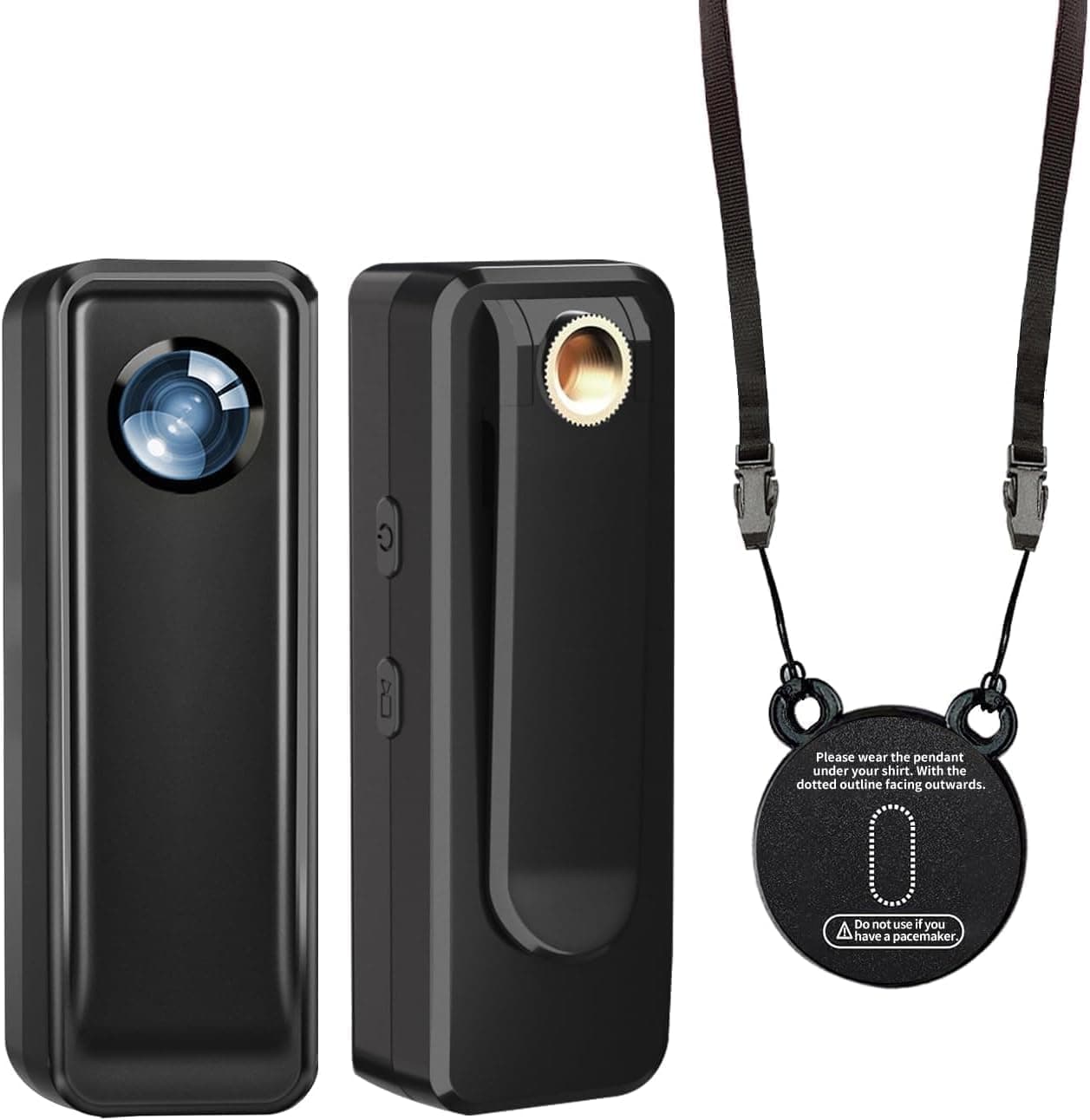 Körperkamera, 4K HD-Action Camera, Taschenkamera Mit Magnetischem Rückclip, Tragbare Kamera, Mini-Actionkamera, POV Camera, DV-Recorder für Reisen, Vlogging, Radfahren(Keine Karte) 64GB Angebot bei HelloDeals