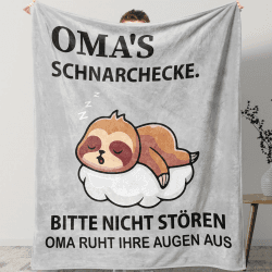 KAAYEE Muttertagsgeschenke für Oma, Kuscheldecke Geschenke für Oma zum Geburtstag Valentinstag Muttertag, Geburtstagsgeschenk Ostergeschenke Muttertagsgeschenk Graue Oma Angebot bei HelloDeals