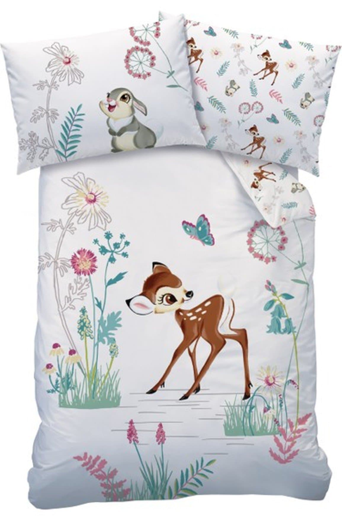 Babybettwäsche Disney Bambi 100 x 135 cm 100% Baumwolle Angebot bei HelloDeals