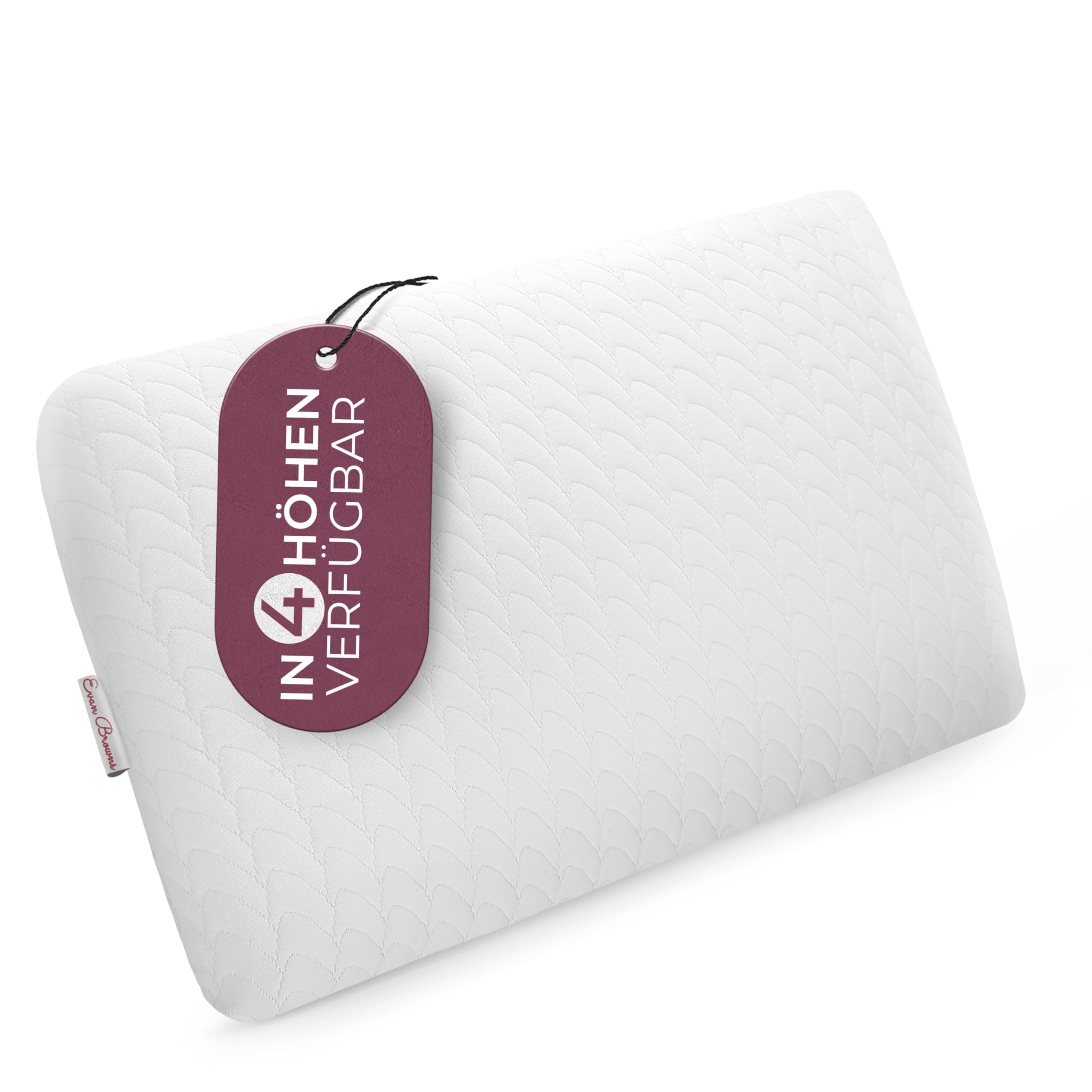 Nackenkissen Memory Foam - Nackenstützkissen 67x35x6,5 cm - Komfortables & ergonomisches Kopfkissen für Bauchschläfer - Orthopädisches Kissen - ideal für Bezüge 40x80cm Höhe 6,5 cm Angebot bei HelloDeals