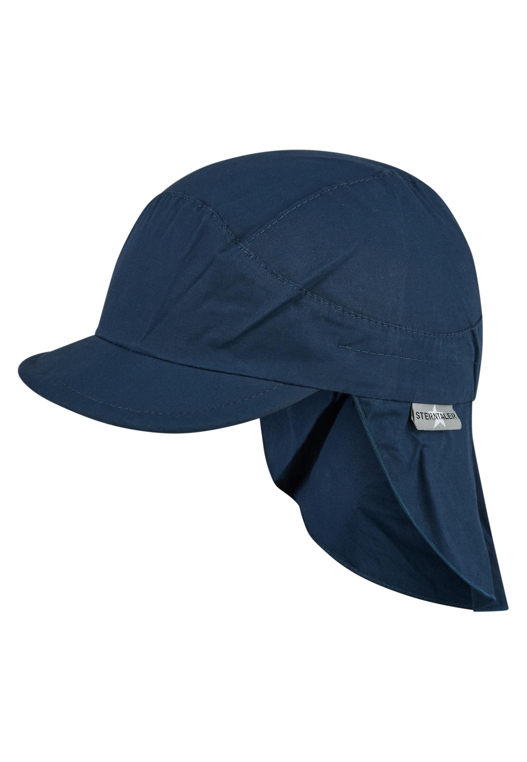 Sterntaler Schirmmütze Nacken Basic - Unisex Baby- und Kinder Mütze mit Nackenschutz Ohrenklappen und Bindeband - UV-Schutz 50+ Hut aus Popeline (Bio) - Sommer Kopfbedeckung - eisgrün - Eisgrün 55 marine Angebot bei HelloDeals