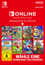 Multi-software + 90-tägige Einzelmitgliedschaft für Nintendo Switch Online Multi-software + 3M | Nintendo Switch - Download Code Nintendo Switch - Download Code Multi-software + 3M Angebot bei HelloDeals