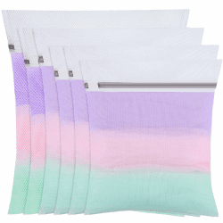 Dntorx 6 Stück Wäschenetz für Waschmaschine, Wäschesack Waschmaschine in 4 Größen Wäschebeutel Laundry Bag mit Reißverschluss für Hemden Pullover Mäntel Jeans Unterwäsche Babykleidung 6 Stück （S+2M+2L+XL） Angebot bei HelloDeals