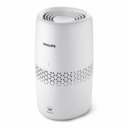 Philips Luftbefeuchtung 2000er Serie - NanoCloud-Technologie, Befeuchtet Räume bis zu 31m2, 2L Wassertank, 99% weniger Bakterien, Weiß, (HU2510/10) Bis zu 31 m², neues Modell Weiß, Neues Modell Angebot bei HelloDeals