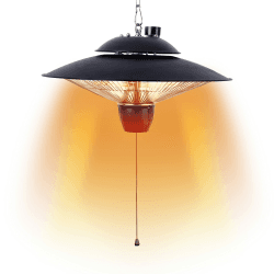 DONYER POWER Gartenheizungen für den Außenbereich, Terrassenheizer, Halogenheizung, Deckenmontage, 800 W & 2000 W, Gewächshaus-Infrarotstrahler Schwarz503 Angebot bei HelloDeals