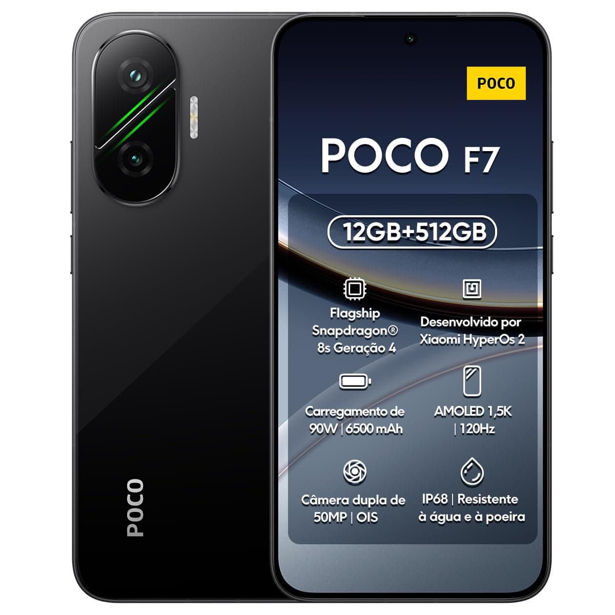 Xiaomi Poco F7 512GB Black Angebot bei HelloDeals
